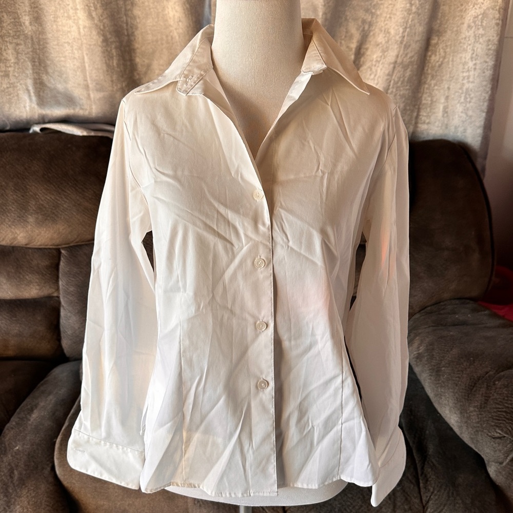 White button on